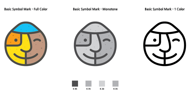 Basic Symbol Mark - Full Color, Basic Symbol Mark - Monotone,  Basic Symbol Mark - 1color